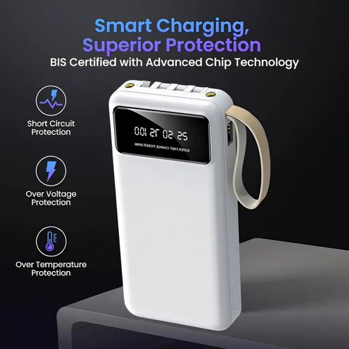 ⚡ 10,000mAh Power Bank – Charge Anywhere, Anytime! 🔋
