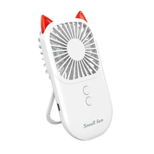 Compact USB Desk Fan with Night Light