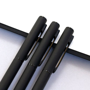 Personalized Sleek Black Ball Pen - Corporate Gifts, Personal Use