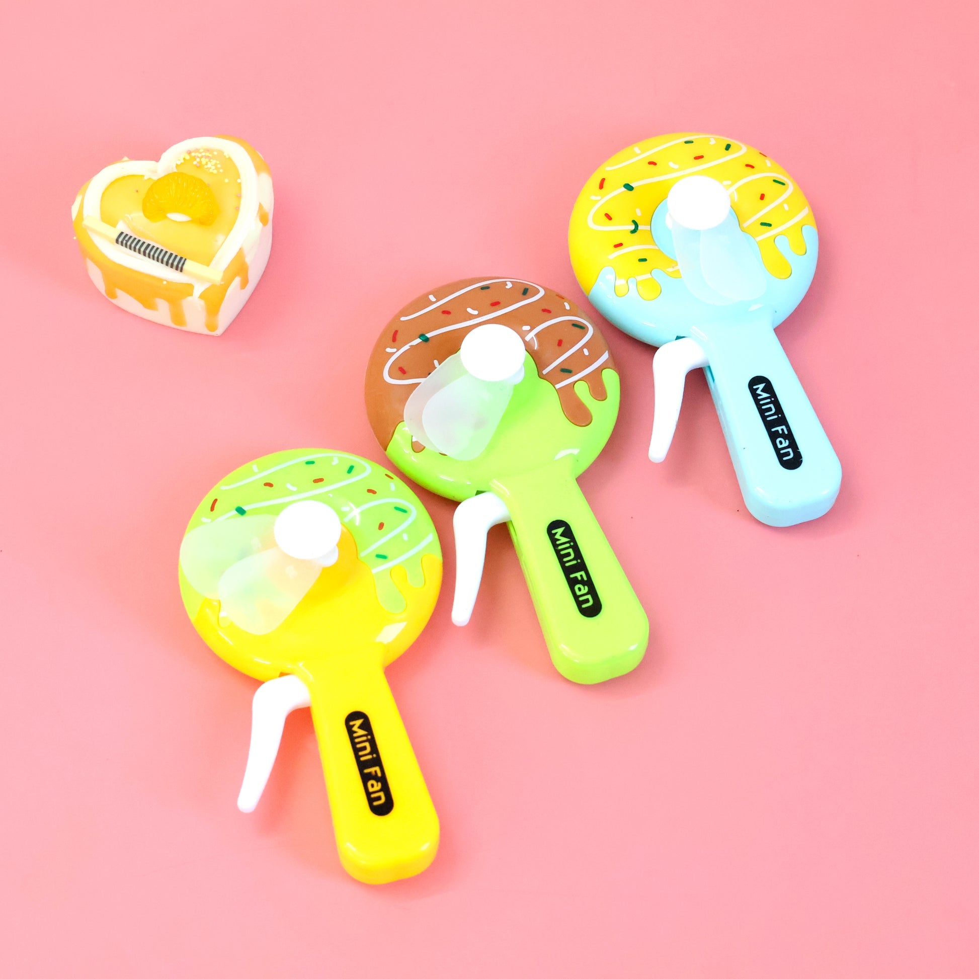 Mini Portable Hand Pressure Fan ( Donut )