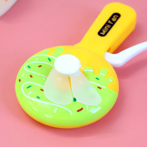 Mini Portable Hand Pressure Fan ( Donut )