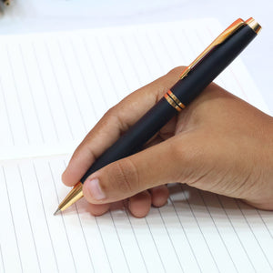 Personalized Black & Gold Ball Pen – Corporate & Executive Gift