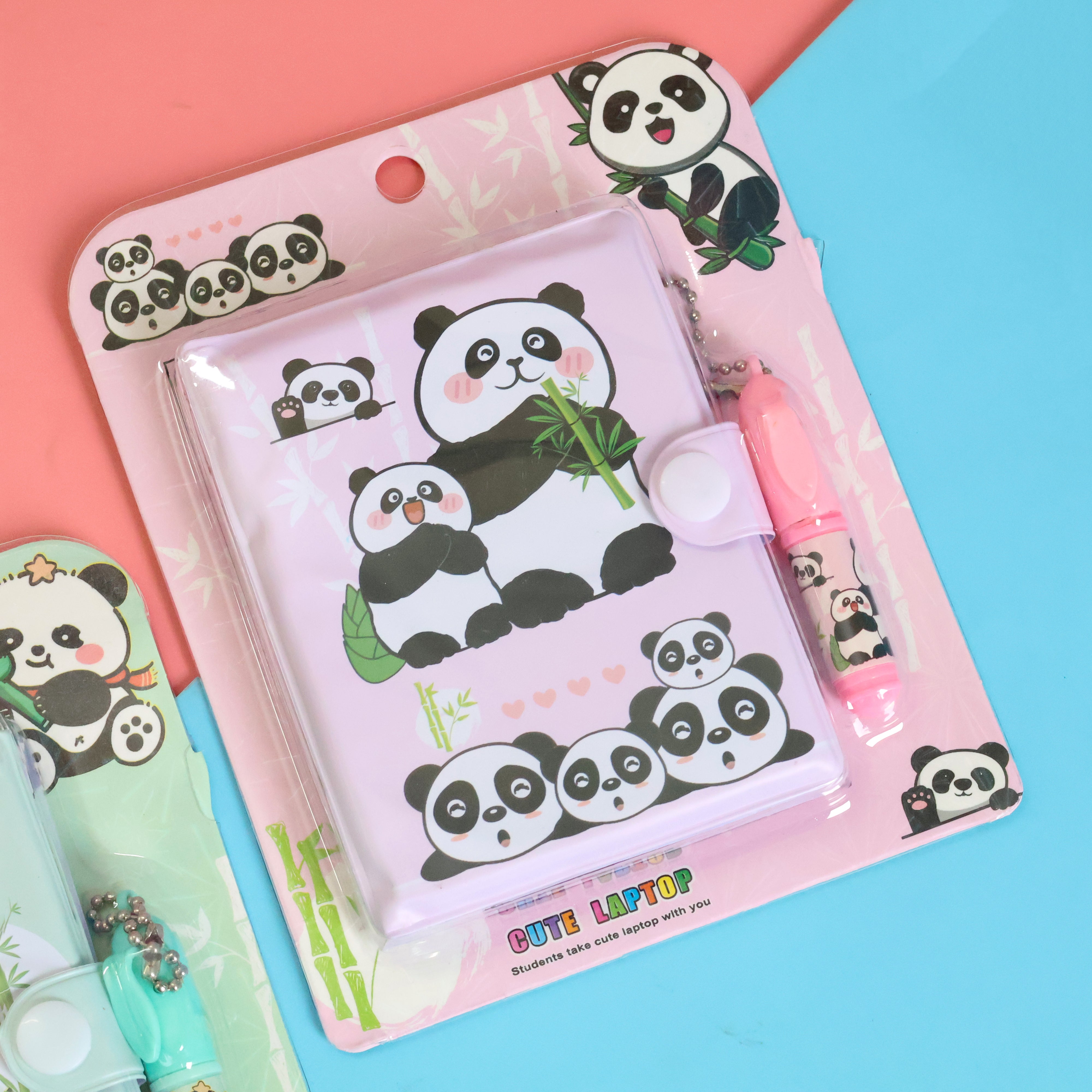 Panda Theme Diary With Pen Set