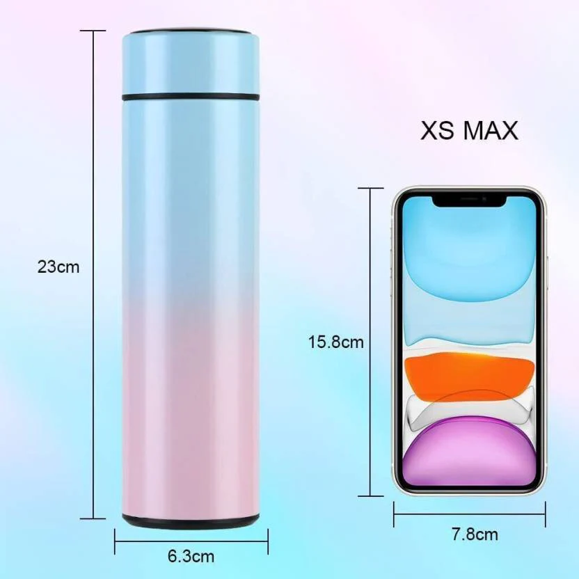 Personalized LED Temperature Bottle - Corporate Gift