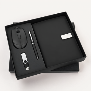 4-in-1 Executive Gift Set: Premium Pen, Mouse, USB Drive & Diary