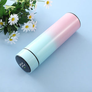 Personalized LED Temperature Bottle - Corporate Gift