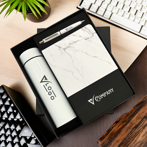 Luxury Corporate Gift: Bottle, Pen & Diary Combo