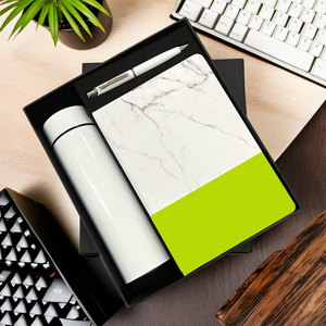 Luxury Corporate Gift: Bottle, Pen & Diary Combo