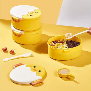 Baby Chicken School Kids Bento Lunch Box