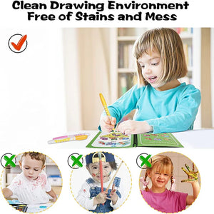 Magic Reusable Water Coloring Book